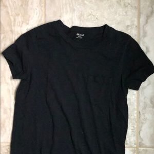 Madewell Black pocket tee NWOT